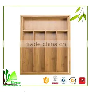 Customized High Quality Wooden Cutlery Tray thumbnail-5