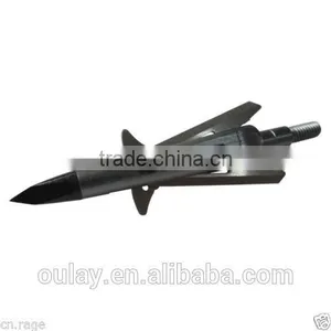 6pcs/ Package NAP Arrow Points /Receivers 100 Grain Trophy Arrowheads 2" Cut For Hunting thumbnail-5