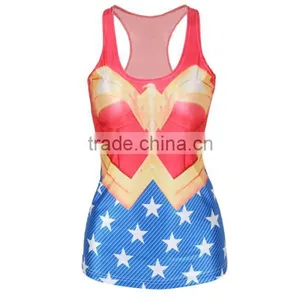 Wholesale Custom Dye Running Singlets Tops thumbnail-1