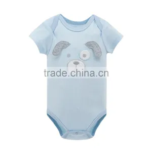 Newborn Boy Clothes Short Sleeve Cotton Baby Rompers For Boy Customes thumbnail-1