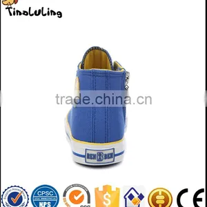 High Top Cartoon Design Shoes for Kids Wholesale Canvas Shoes Men Casual Shoes for Man thumbnail-3
