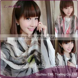 Embroidered Silk Style Shawls Simple thumbnail-3