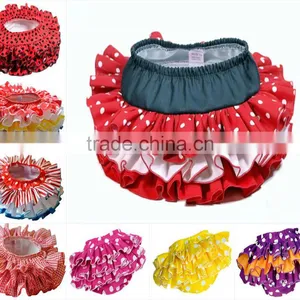 Baby Girl Summer Dress Whole Round Triple Ruffles Bloomer Skirt Baby Wear Clothes thumbnail-1