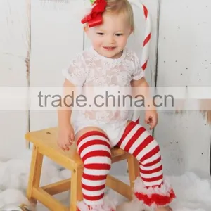 2015 Fashion Newborn Baby Girls Satin Lace Leg Warmers thumbnail-3