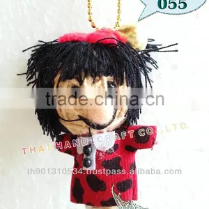 Handmade Keychains Keyrings Voodoo Doll String Accessories Bag Gifts thumbnail-1