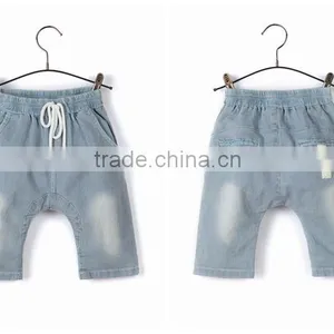 Children's Clothing Factory Baby Harem Pants Vintage Wholesale no Brand Jeans thumbnail-2