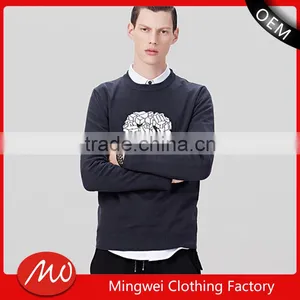 Hot Sale Lowest China Price Fashion Men Sweater 2017 for Black thumbnail-1