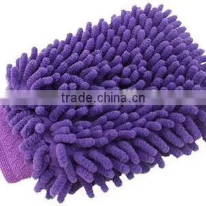 High Quality Waterproof 100%microfiber Customized Double Layers Coral Car Washing Mitts/washing Gloves in 2016 thumbnail-5