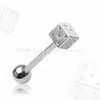 Beautiful Hand Made Polishment Customized Non - Allergic Tongue Ring Barbell For Party thumbnail-1