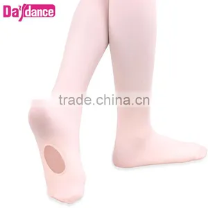 Factory In-stock Convertible Dance Tights Training Ballet Tights With Hole thumbnail-2