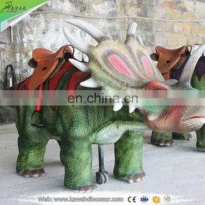 KAWAH Mini Electric Dinosaur Ride Amusement Mechanical Dinsoaur Ride thumbnail-1