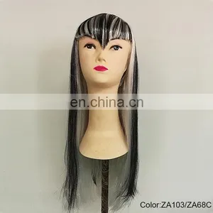 Carnival Black White Grey Party Wigs P-W221 thumbnail-1