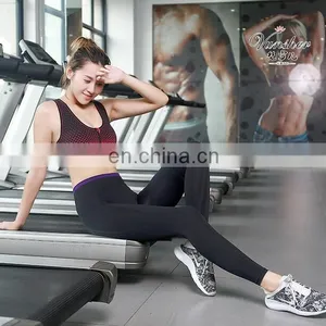 Women 3D High-impact Full-cup V-back Wirefree Shockproof Sports Bra#YG-02 thumbnail-4