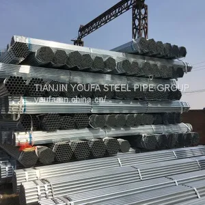 Pregalvanized Round Pipe GI Pipe Fence Pipe Zinc Coating 30 to 180g thumbnail-3