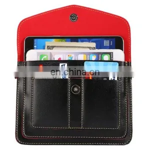6.3 Inch Universal Fashionable Vertical Four Layers Multi-function Leather Shoulder Bag With Card Slots for IPhone 6 Plus thumbnail-1