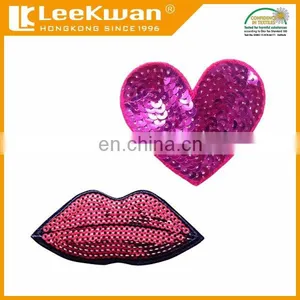 Sequin Embroidered Patch With Adhesive Backing thumbnail-3