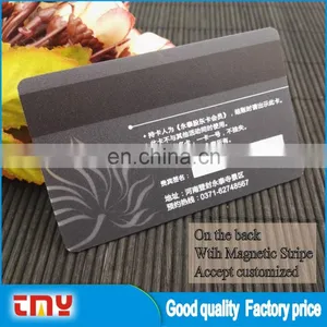 Clear Plastic Business Cards Cheap Wtih Magnetic Stripe thumbnail-2