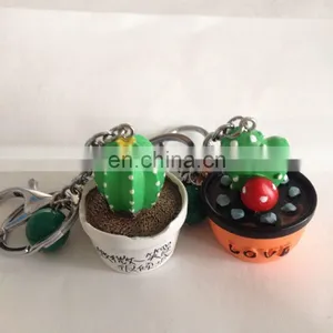 Cute Promotion Product Emulate Cactus Plants Acrylic Keychain thumbnail-2