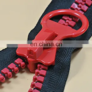 Plastic Stopper Garment Cable Zip Decorative Bodysuit Zipper for Garments thumbnail-5