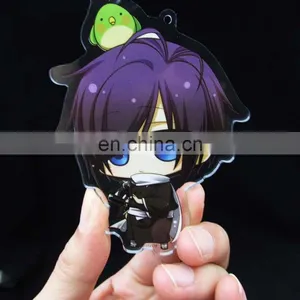 New Creative Printed Acrylic Keychain With Japanese Cartoon Image thumbnail-2
