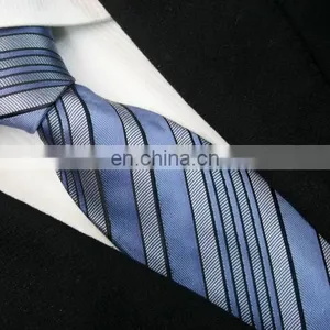 Fashion Design Mens Necktie Blue Stripe School Uniform Tie thumbnail-3