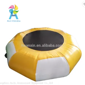 Water Park Inflatables Water Floating Toys Round Trampoline Jumping in the Center thumbnail-1