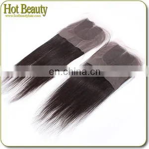 Lace Closure Made by Virgin Hair Brazilian Hairpieces for Women thumbnail-1
