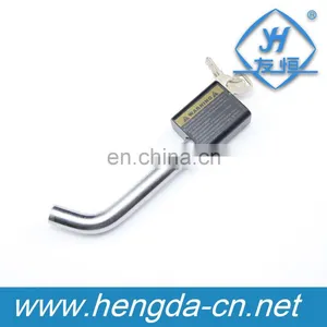 YH1950 Security Steel Key Receiver Lock-Bent Pin Trailer Hitch Lock thumbnail-2