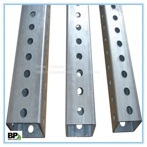Galvanized Steel Sign Post With High Yield Strength thumbnail-3