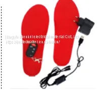 New Electric Thermal Rechargeable Powered Battery Heated Insoles for Shoe thumbnail-2