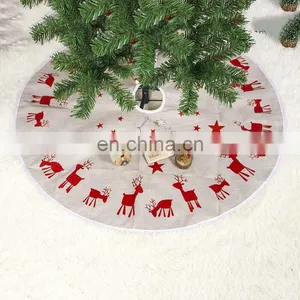 I@home Elk Print Christmas Tree Decoration Wholesale Christmas Tree Skirt thumbnail-3