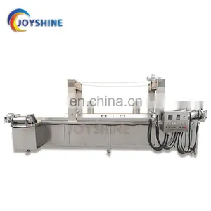 Hot Selling to Turkey 300KG/H Continuous Puff Snacks Frying Machinery thumbnail-4