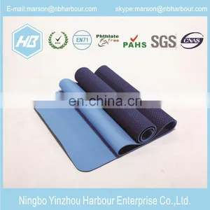 Nontoxic 4~10 mm Purple Tpe Exercise Fitness Non-slip Mat thumbnail-5