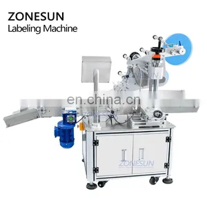 ZONESUN ZS-TB831 Container Automatic Adhesive Box Labeling Machinery Automatique Sticker For Flat Surface thumbnail-5