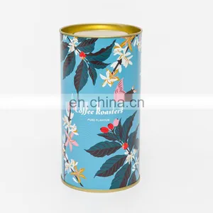 Coffee Cardboard Paper Tube Packaging Container thumbnail-1