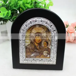 Virgin Mary Of Bethlehem Wood Frame Wood Icon thumbnail-1