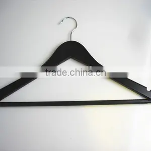 LM 391 Hotel Wooden Suit Hanger With Bar thumbnail-1