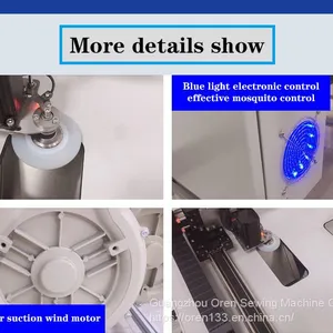Computerized Automatic Sock Sewing Machine Armband Insole Edge Locking Machine RNEX3-4WJ thumbnail-4
