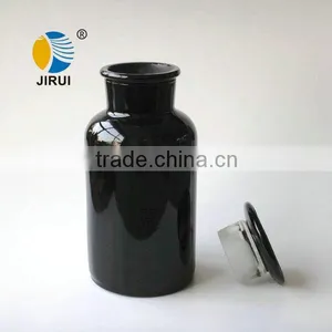Black Glass Wide Mouth Reagent Bottles for Laboratory thumbnail-1