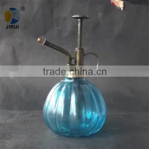 6oz Colored Clear Glass Spray Bottle, Indoor Watering Cans With Pump, Glass Blow Can thumbnail-1