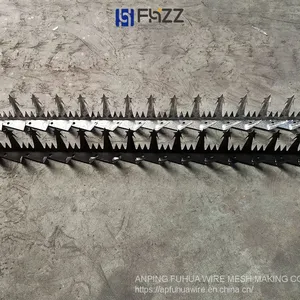 Perimeter Security Anti Climb Hot Dipped Galvanized Wall Spike thumbnail-1