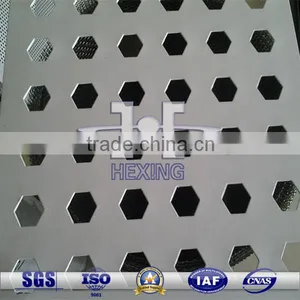 Galvanized Steel Hexagonal Perforated Metal Plate thumbnail-1