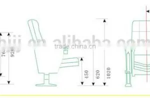 Durable Plastic Cover Theater Auditorium Seating HJ92-L thumbnail-4