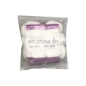 High Quality 100% Pure Cotton Sterilize Cotton Ball White Medical Absorbent Cotton Ball thumbnail-2