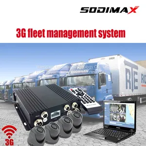 Car Recorder Google Map GPS Tracking Mobile DVR Night Vision Camera H.264 SD Card MDVR thumbnail-3