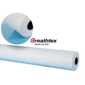China Manufacturer Cheap Price Low Breathable Waterproof White TPU Membrane Breathable Laminated TPU Polyurethane Film thumbnail-1