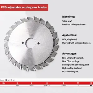 PCD Adjustable Scoring Saw Blades thumbnail-2
