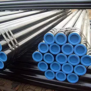 ASTM A53 API 5L Round Black Seamless Carbon Steel Pipe and Tube thumbnail-1