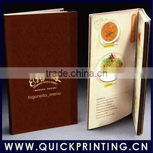 2011 Newly High Quality Hard Cover Restaurant Menu Board thumbnail-1