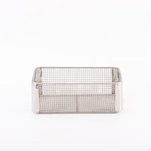 High Performance 304 Stainless Steel Woven Wire Mesh Storage Basket thumbnail-3